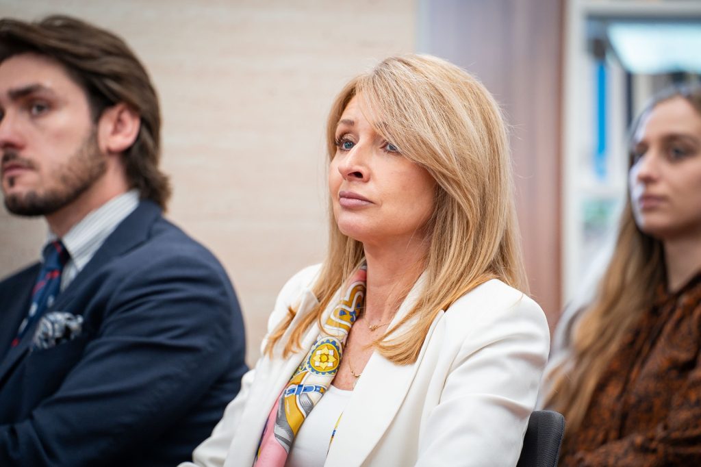 Wykład prof. Keitha E. Lee Jr na KUL. Na zdjęciu prorektor KUL, prof. Beata Piskorska